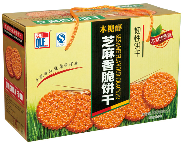 800g庆联香脆芝麻饼
