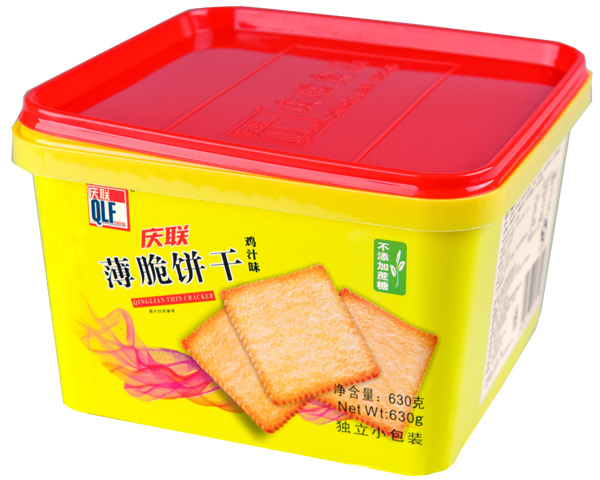 630g庆联薄脆饼干鸡汁味
