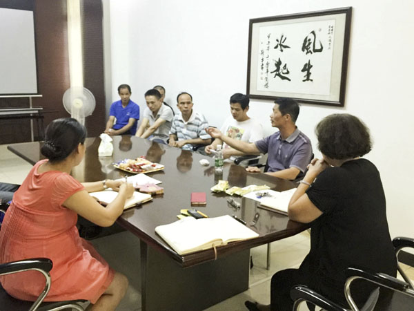 团结就是力量，庆联员工上下一心